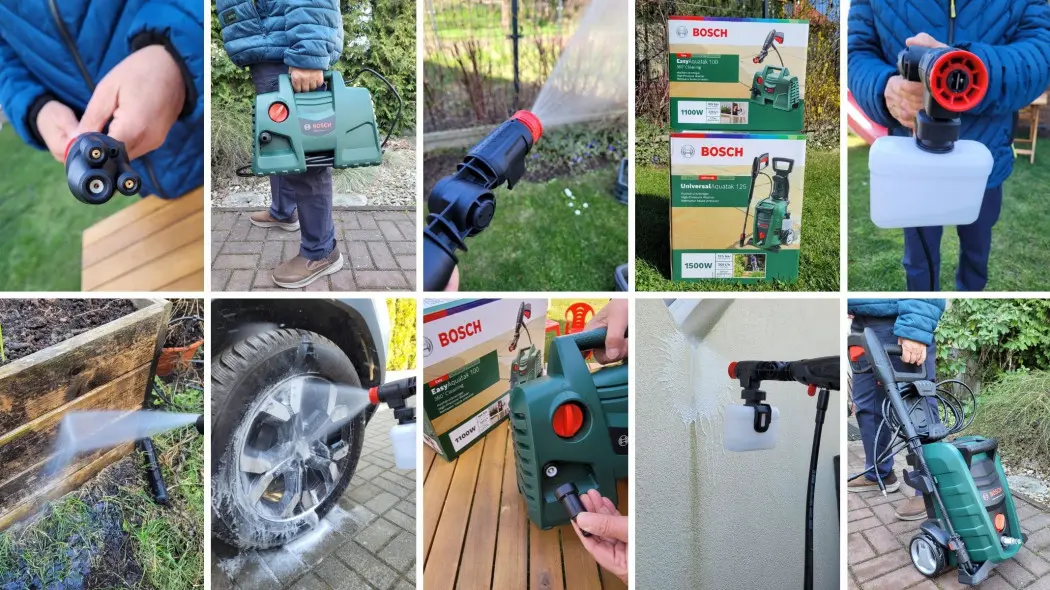 Test myjek ciśnieniowych Bosch